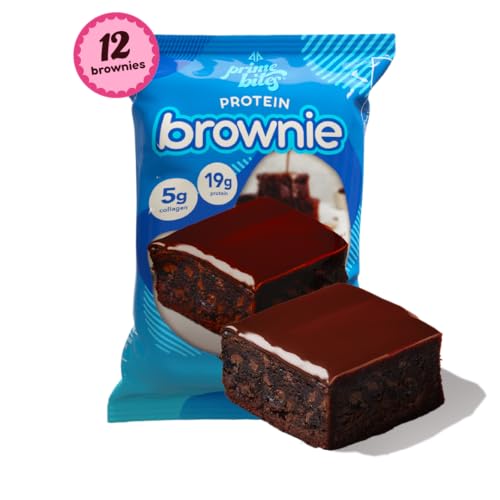 Image of Prime Bites High Protein Brownie Snack, Low Carb, Chocolate Cookie 12ct