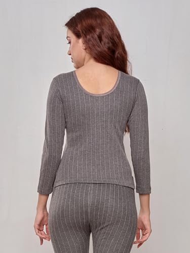 Image of Lux Inferno Women's Short Thermal Vest | Full Sleeves Round Neck Short Innerwear Top