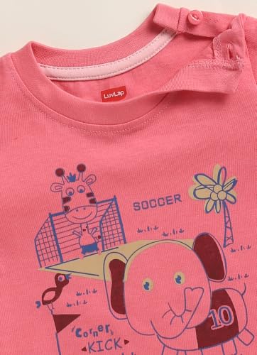 Image of LuvLap Baby Boys 100% Cotton Full Sleeve Boys T-Shirt & Pyjama Sets, Pack Of 3