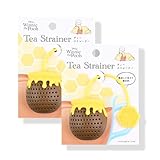 Winnie-Bear-Pooh Tea Infuser 2-Pack - Cute Silicone Tea Strainers for Loose Leaf, Easy Clean & Dishwasher Safe Accessories, Gift for Tea Lovers, Food-Grade Safe Diffuser, Loose Leaf Tea Steeper