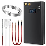 Battery Spot Welder, Portable Mini Spot Welder with LCD Screen, 11000mAh Battery Spot Welder with 80 Gears Adjustable, Spot Welding Pen, 5M Nickel Strip and USB Charging Cable for DIY Spot Welding