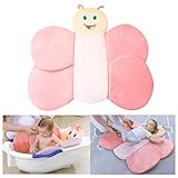 De 0 a 6 meses de edad: esta almohada de baño para bebés crea un asiento cómodo y acogedor para que recueste su bebé recién nacido a 6 meses de edad. Se puede utilizar en el fregadero de la cocina, en la bañera de plástico o en la bañera. El bebé apreciará no tener que tumbarse en una tina de plástico duro y el tacto suave dejará que el bebé se enamore en el baño de agua, se enamore del baño. Mantenga al bebé feliz y cómodo durante el baño