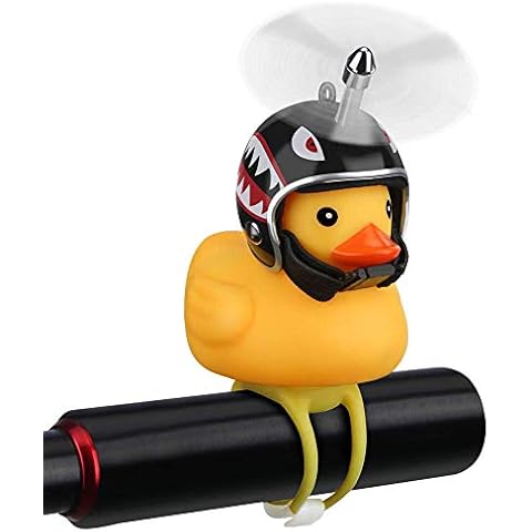 NEKRASH Duck Bike Bell with LED Light Cover