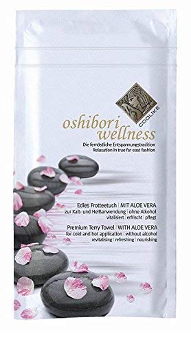 50 x Oshibori Wellness Frotteetuch Erfrischungstuch