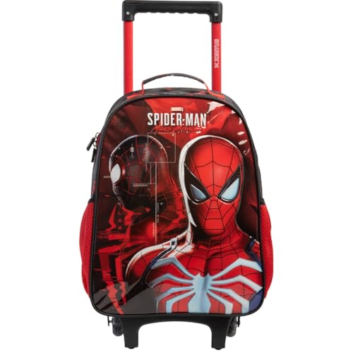 Mochila Infantil com Rodinha, Xeryus, Spider-Man, X1