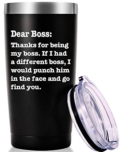 AMZUShome Thanks For Being My Boss Travel Mug...