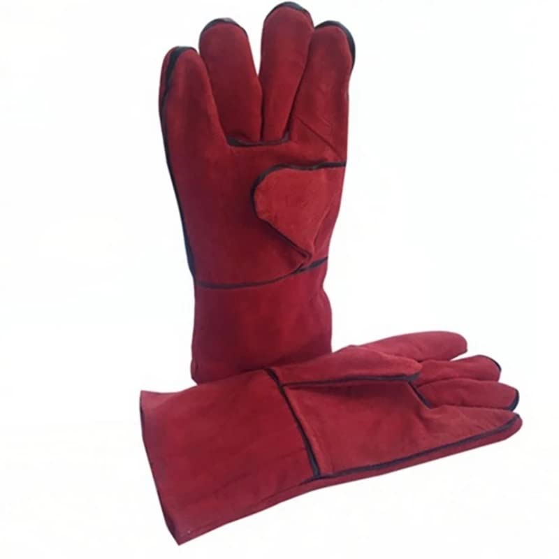 Guantes de soldadura resistentes al calor para barbacoa y trabajos duros 7