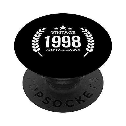 24th Birthday 24 Year old Bday Present 1998 Regalos de cumpleaños PopSockets PopGrip Intercambiable