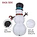 YIHONG 7 Ft Christmas Inflatables Snowman with Color Changing LED Lights Decorations - Blow up Party Decor for Indoor Outdoor Yard
