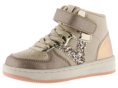 Bottine Tiempo Victoria filles 1124123 en simili cuir argenté brillant