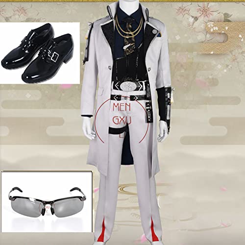 Amazon.co.jp: 衣装+靴+メガネ 刀剣乱舞 太刀 山鳥毛 コスプレ衣装 風 