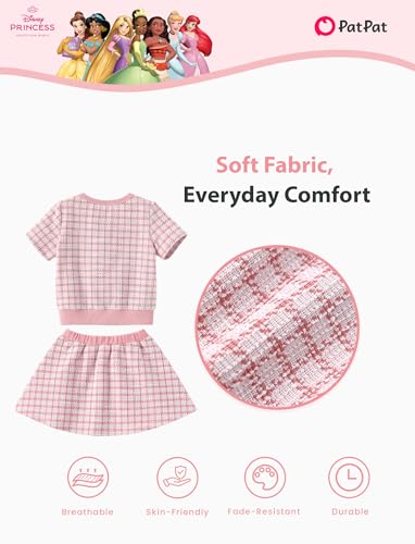 Image of Disney Frozen Elsa Minnie Princess Toddler Girl 2pcs Outfit Skirt Set 2-9Y
