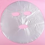 400-Pack Disposable Face Mask Sheets DIY Transparent Plastic Facial Wrap for Enhanced Skincare & At-Home Spa Skincare Preservative DIY Clear Spa Facial Sheet Mask Thin Plastic Wrap Moisture Retention