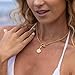 Purelei® Lele Necklace (gold) – 18K Gold plated stainless steel jewelry – Waterproof chain with pendant – 17 inch length – Fashion jewelry for your individual look