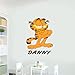 Personnalisé Garfield Nom Stickers Muraux Garçons Filles Noms Autocollants En Vinyle Personnalisés Pour Décorer Les Chambres D'Enfants Et Plus