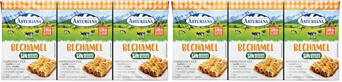 Central Lechera Asturiana Bechamel Sin Gluten, Pack 3 x 200ml (Paquete de 2)