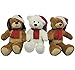 Holiday Basix 28309/28103 Christmas Bear, 30" H, Assorted Colors (Pack of 6)