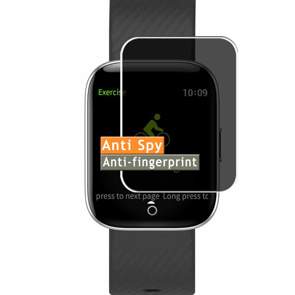 Privacy Screen Protector, compatible with Smartwatch Smart Watch SYNOKE X2 1.3" Anti Spy Film Protectors Sticker [ Not Tempered Glass ]