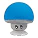 Produktbild LogiLink SP0054BL - Mobile Bluetooth Lautsprecher, Design "mushroom" mit Freisprechfunktion und Saugnapf in Blau