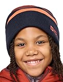 Jack Wolfskin Unisex Kinder Stripy Knit K Beanie-Mütze, Night Blue, S EU