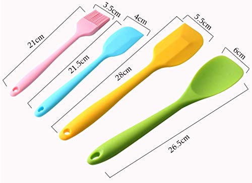 Kit 10 Peças Jogo De Utensílios De Silicone Maciço Cozinha Inox Pegador Espátula Colher Concha Pince