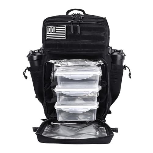 45L Insulated Meal Management Backpack with Bottle Holder