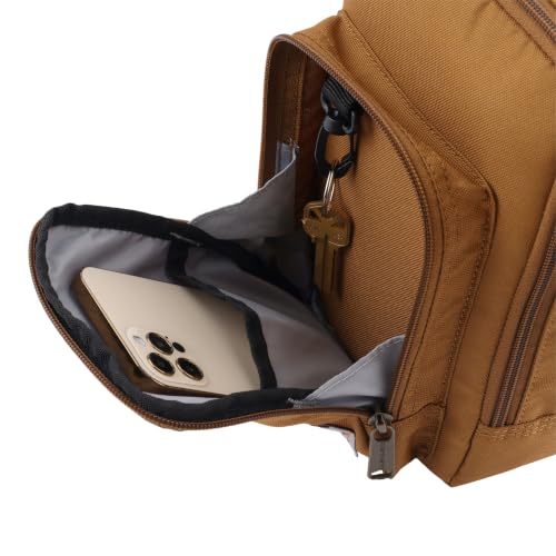 Image of Carhartt Crossbody Zip Bag, Durable, Adjustable Crossbody Bag with Zipper Closure for Men and Women