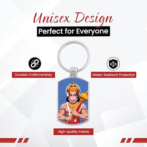 Image of Stylish Metal Keychains with Permanent Glossy Print - Inspirational Quotes & Spiritual Designs - Perfect Key chains for loved ones, Personal Use, Gifts & Return Gifts