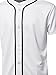 Youstar Men's Solid Front Button Closure Athletic Baseball Inspired Jersey Top