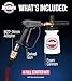 McKillans Pressure Washer Gun with Swivel & Foam Cannon Wide Mouth & M22-14mm Adapter - Adjustable Thick Foam - Power Washer Gun - 3/8