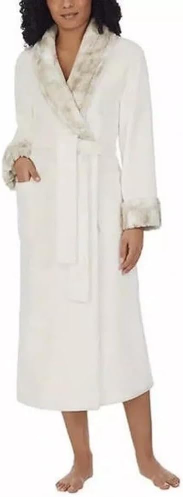 Carole Hochman Women's Shawl Collar Plush Robe