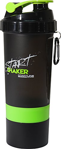 Startline Start shaker 600 ml, colore nero/verde