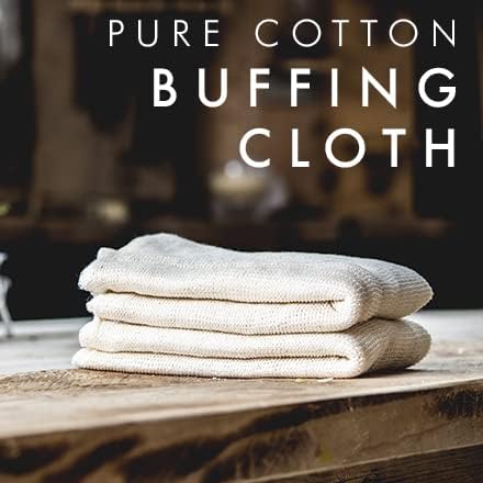 Gilboys Cotton Buffing Cloths for Cleaning and Polishing Wood and Furniture (2x60cm), Natural - Image 5
