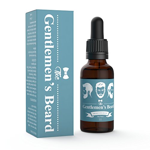 The Gentlemen's Beard Premium Bay Rum Beard Oil - Conditioner Softener - All Natural - Softens, Strengthens And Promotes Beard & Mustache Growth - Leave In Conditioner Moisturizes Skin #TOP7