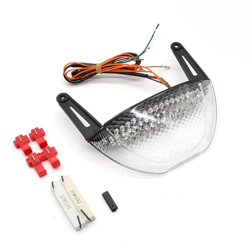 Feu arriere moto pour CBR600RR roulez de nuit en securite avec clignotant blanc integre