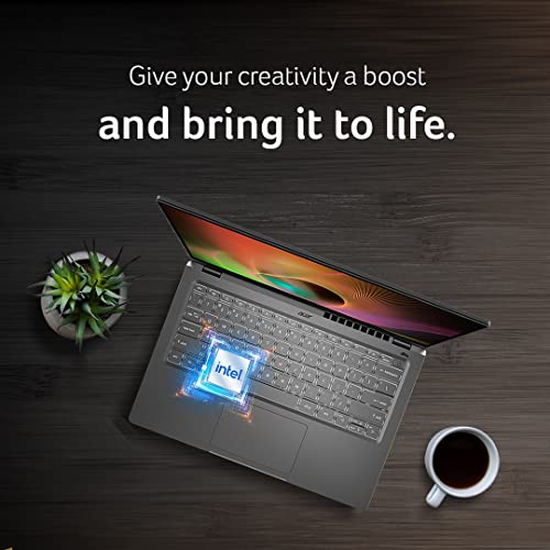 Image of acer Swift 3 OLED 12th Gen Intel EVO Core i5 (16 GB RAM /512 GB SSD /Windows 11 Home /MS Office 2021 / Fingerprint Reader /Steel Gray / 1.45 KG / SF314-71