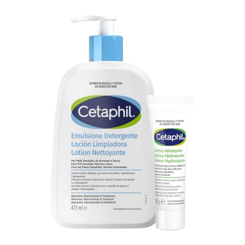 Cetaphil Loción Limpiadora 473ml + Mini Crema Hidratante 10g