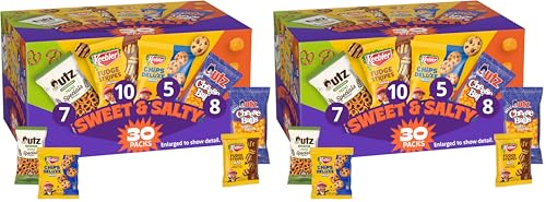 Keebler, Cookies and Crackers, Variety Pack, 31.2 oz (30 Count)(Pack of 2)