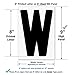 Sign Letter Depot 8'' on 9-inch Outdoor Marquee Rigid Sign Letters, 264 Characters, Black & Red, Acrylic, Bold Style