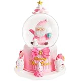 Cadeau idéal : la boule de cristal rose est très adaptée pour Noël. C'est un cadeau pour les enfants, les bébés, les épouses, les petites amies, les mères, les amoureux, les enfants, les parents ou les amis pour le Nouvel An pour ajouter une atmosphère heureuse à votre Noël