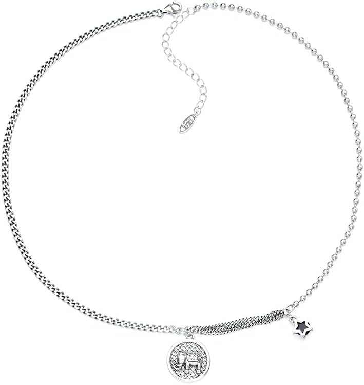 NONNYL S925 Necklace Gift for Women Wife, Womens Pendant Jewelry Wedding Anniversary, Sterling Silver Girlfriend Birthday Gifts for Her, Pendants Necklaces for Christmas Mom Gifts