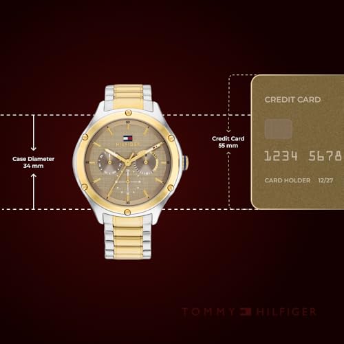 Image of Tommy Hilfiger Lexi Multicolor Dial Analog Watch - for Women TH1782658W, Band: Multicolor