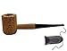 GERMANUS Oryginalna fajka do kolby kukurydzianej, zwykła, żeglarz, w zestawie z workiem na rurę