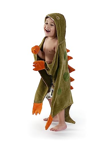 Image of Kidorable Dinosaur Towel, Green, Size Newborn to 2 Years