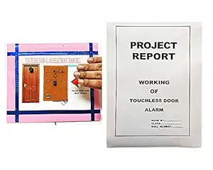 Touch Less Doorbell Ir Based Electronic Doorbell Readymade Physics Working Investigatory Project & Model For School & College (Readymade Report Included), Multicolor, Kid