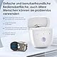 Britzgo Gerät Bluetooth Headset Aussehen, ausgestattet mit mobiler magnetischer Ladebox, tragen mit Vertrauen,Premium Metallic Silber