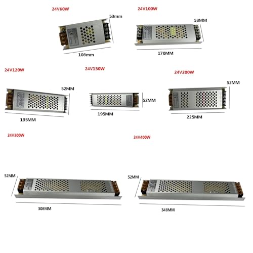 Alimentation LED 24V 150W au design mince et haute performance - 7