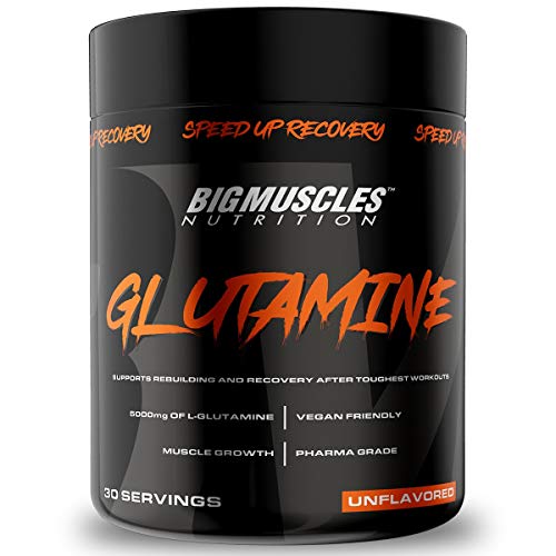 Image of Bigmuscles Nutrition Crude Whey 2kg & Bigmuscles Nutrition Glutamine Powder [ 30 Servings] 150 gm