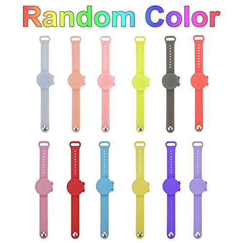 luckything Flacons Vide Kit Voyage, 15ml Forme De Bracelet Réglable Étanches Contenant Cosmetique Vide, Bouteille De Voyage Silicone, pour Shampoings, Lotions Et Produits De Soin du Personnel