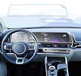 4 Pack for 2025 Kia Sportage Screen Protector for Kia Sportage 2024 Accessories 2023 2024 2025 Kia Sportage 【(Hybrid) EX X-Line 】 Dual 12.3Inch 2024 Sportage Nano Screen Protector(NOT FOR 2026)